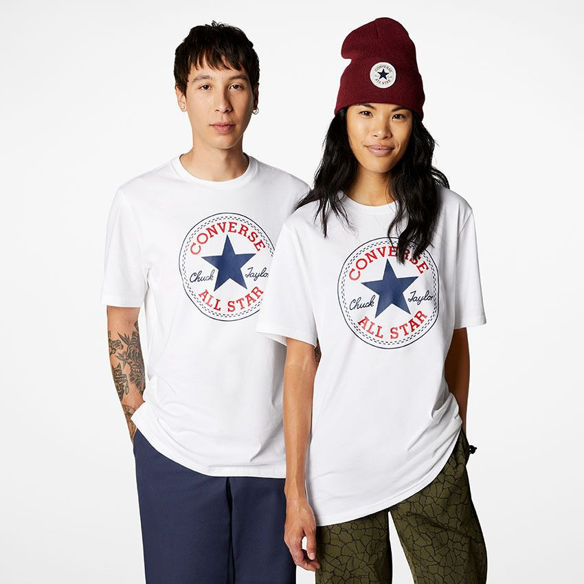 converse GO-TO ALL STAR PATCH LOGO STANDARD FIT T-SHIRT Unisex tričko US 2XL 10025459-A03