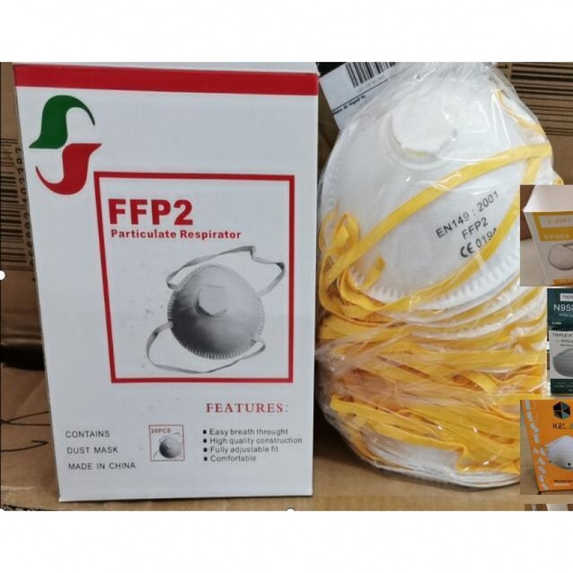 Respirátor AIYI s ventilkem FFP2 - bílý