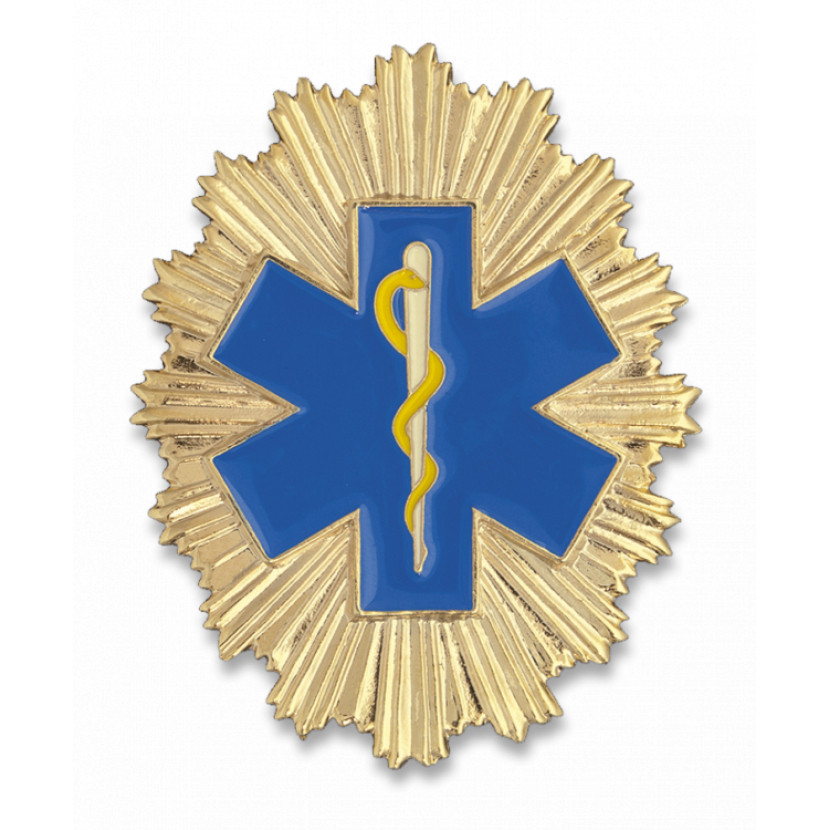 Odznak Star of Life - zlatý-modrý
