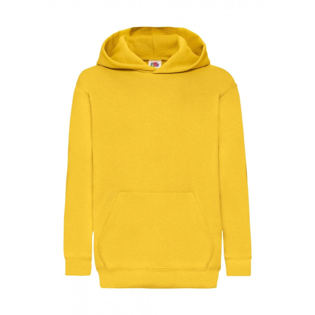 Mikina dětská s kapucí Fruit of the Loom 280 - žlutá, 152