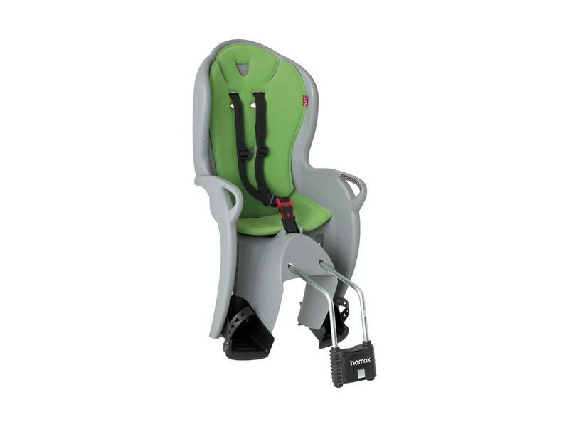 Cyklosedačka Hamax Kiss - stříbrno-zelená, dětská