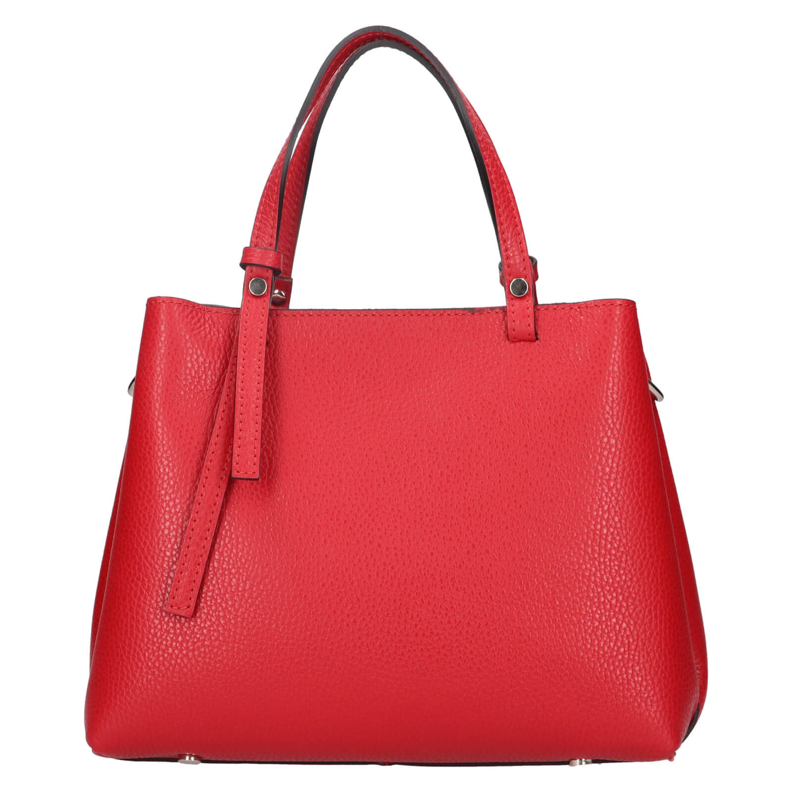 Dámská kožená kabelka Italia Gabby - červená