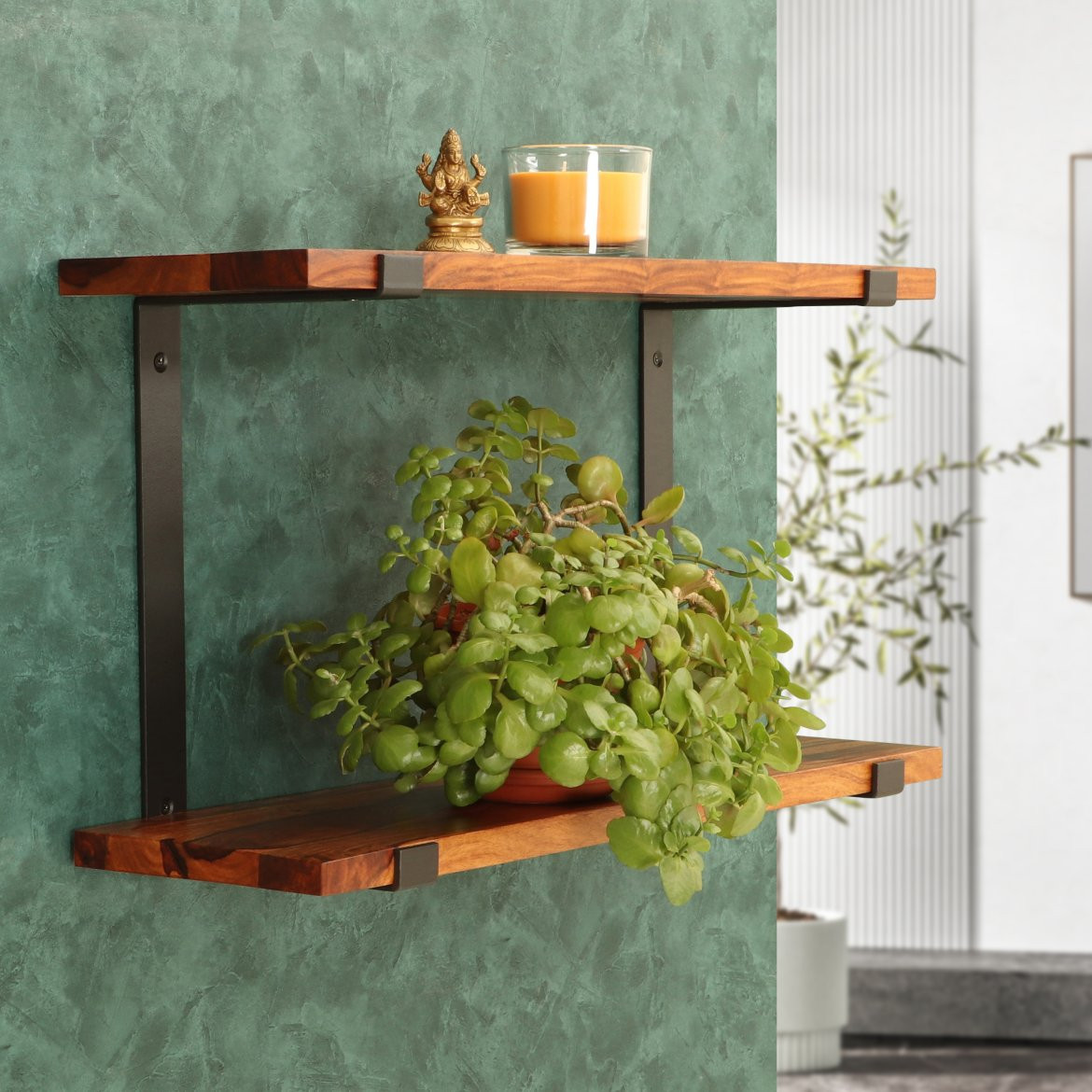 indickynabytek.cz - Police na zeď s konzolí Lana