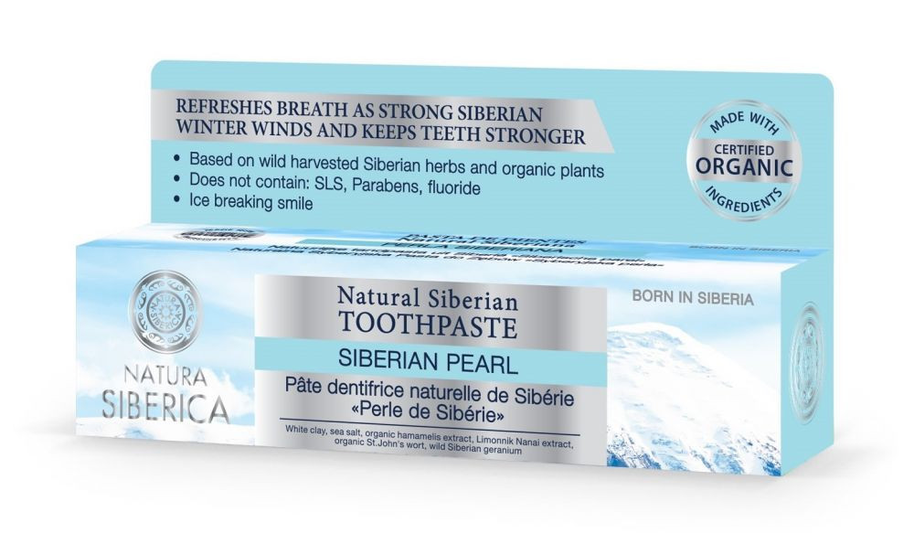 Natura Siberica Přírodní sibiřská zubní pasta «Perla Sibiře» 100 g