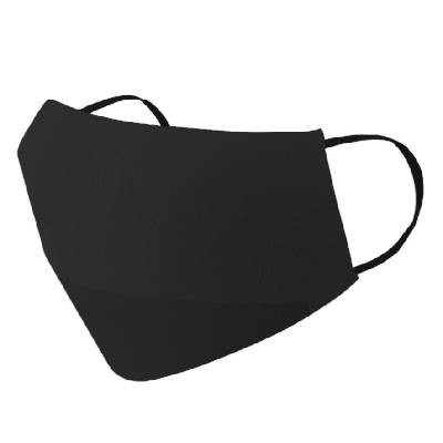 Rouška obličejová látková ČERNÁ 5ks