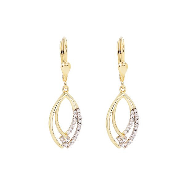 Náušnice se syntetickými kameny 236-784-000028 2.50g