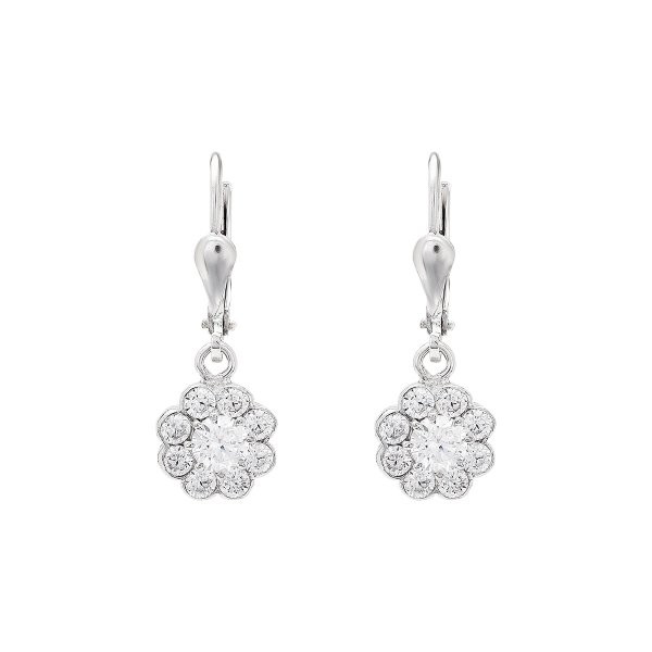 Náušnice se syntetickými kameny 136-322-031504-0000