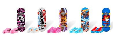 HW SKATES FINGERBOARD A BOTY ASST