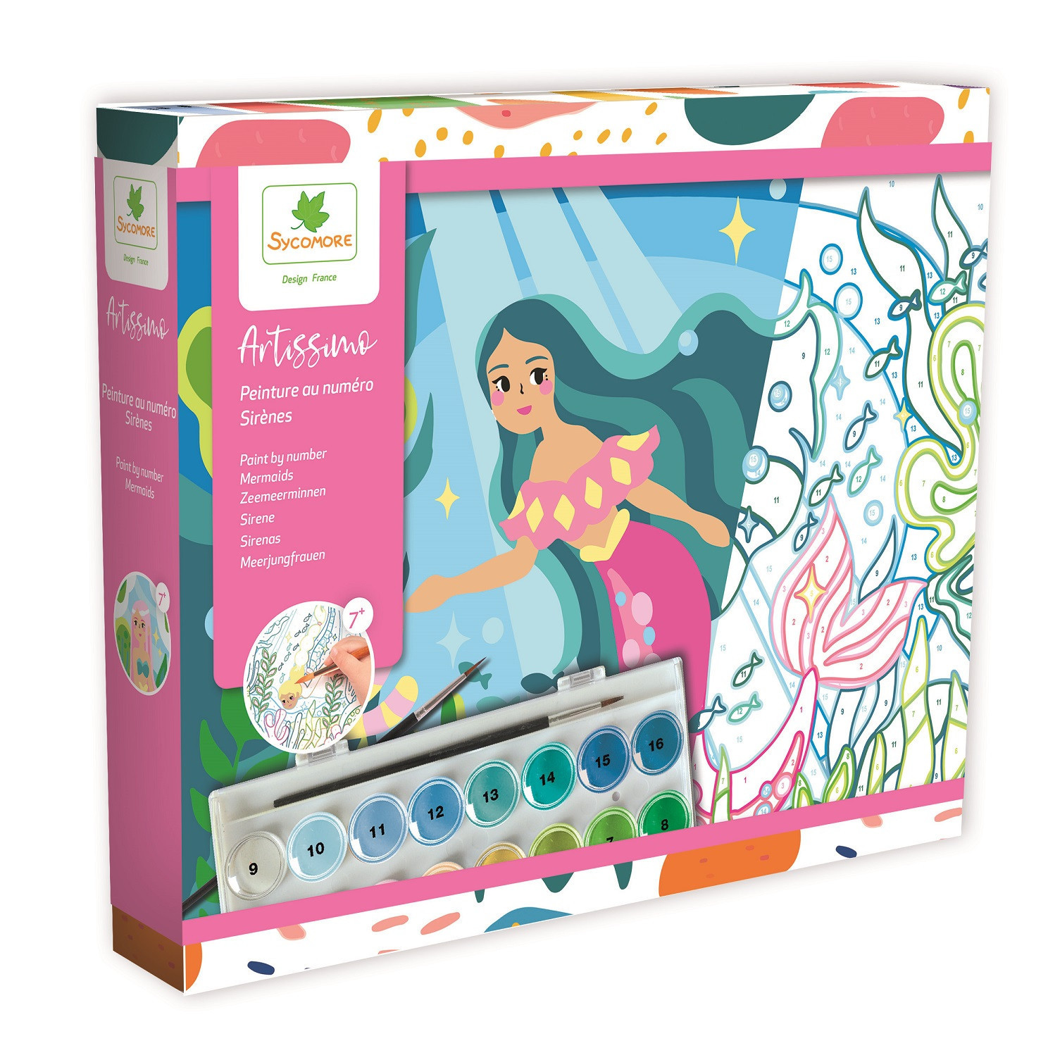 Artissimo - malování podle čísel - mořské panny