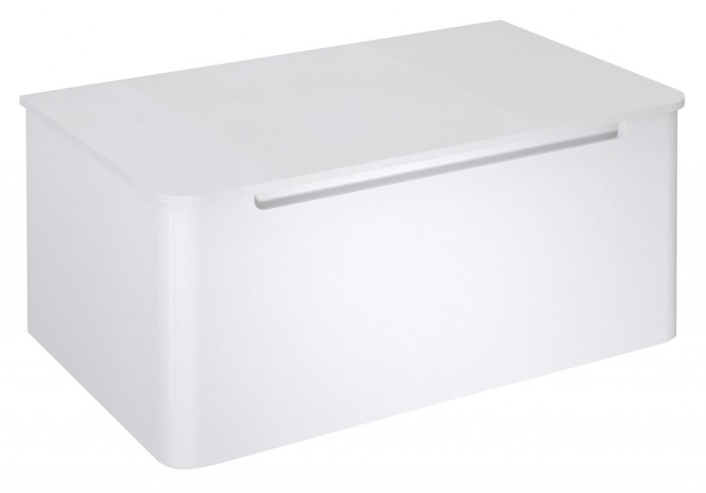 SAPHO KERALA umyvadlová skříňka 80x35x47,5cm, 1x zásuvka, bílá lesk KR080-3030