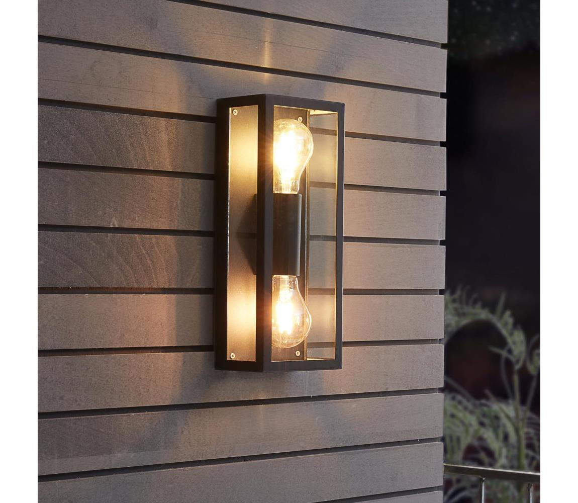 Eglo Eglo 98273 - Venkovní nástěnné svítidlo ALAMONTE 2xE27/60W/230V IP44