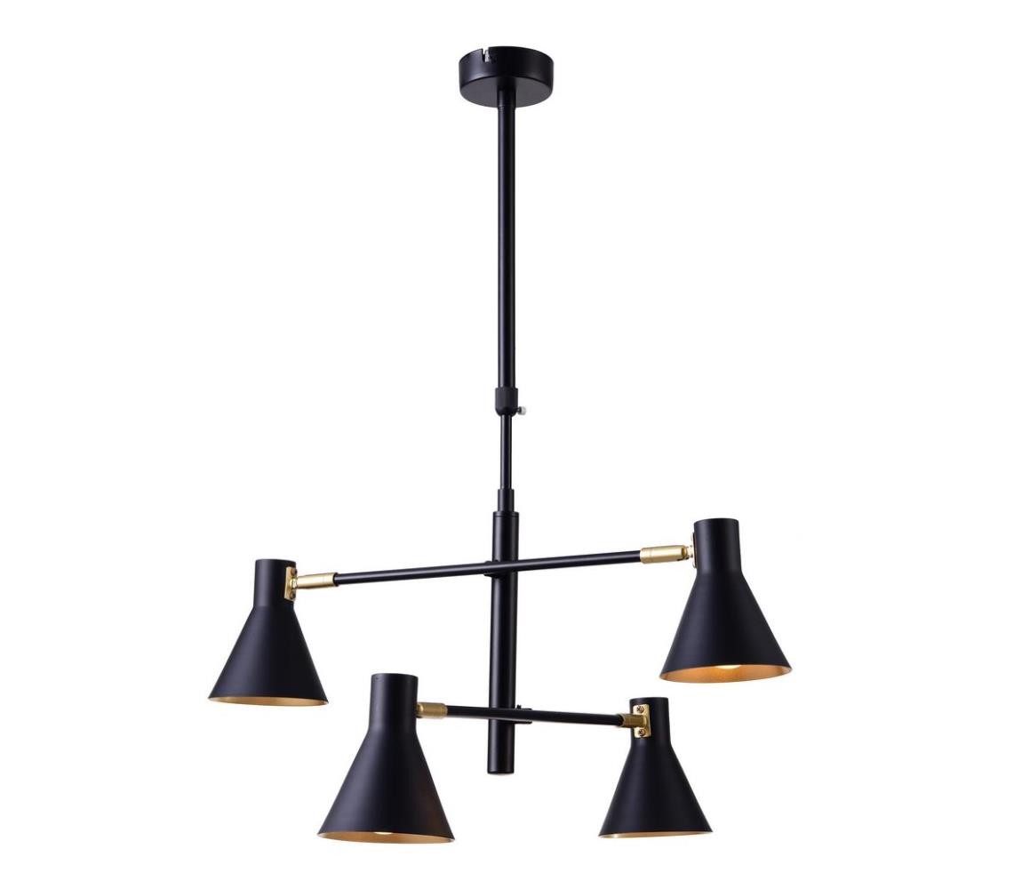 Lustr na tyči LESS 4xE14/40W/230V