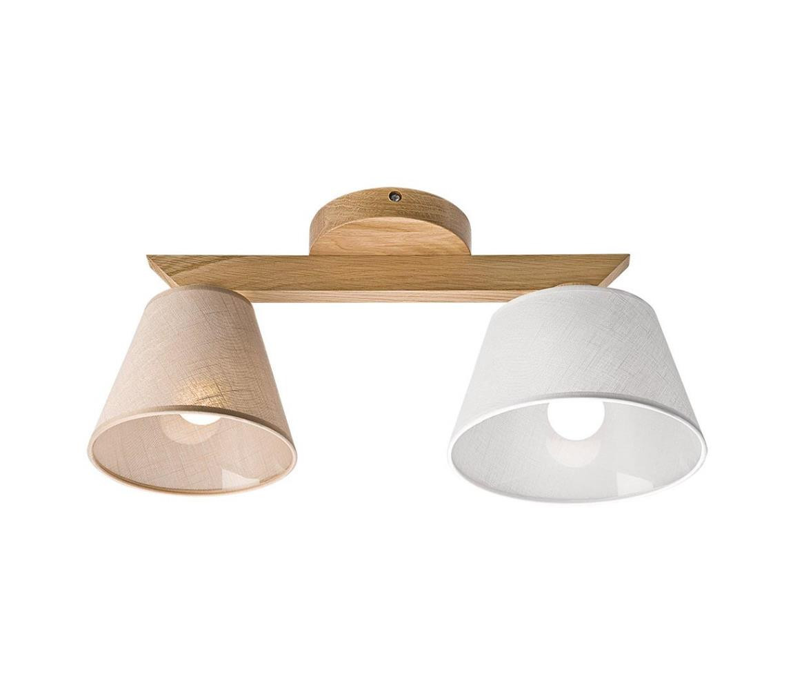 Přisazený lustr ANTONIO 2xE14/40W/230V dub