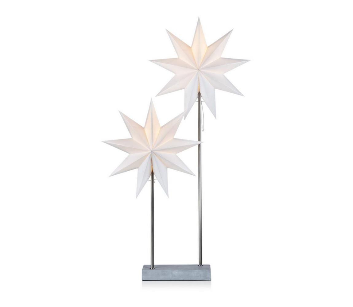 Markslöjd Markslöjd 703867 - Vánoční dekorace DUVA 2xE14/25W/230V šedá