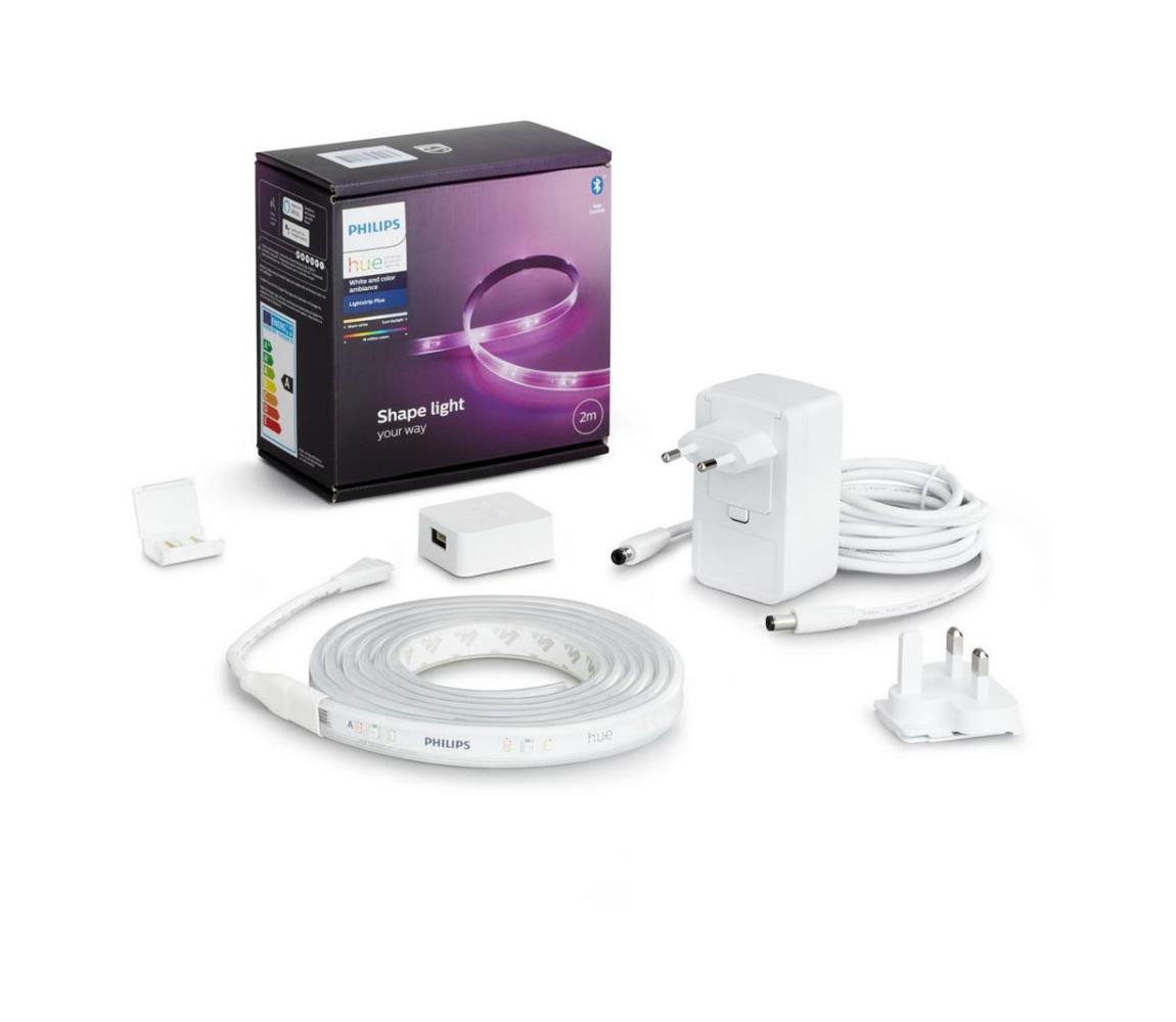 Philips Hue Hue LED Pásek White and Color Ambiance Lightstrips plus Philips BT 8718699703424 25W 1600lm 2000-6500K RGB, 2 m