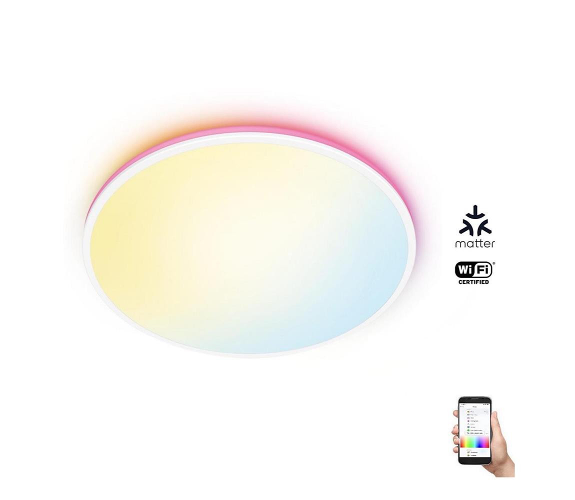 WiZ WiZ - LED RGBW Stmívatelné stropní svítidlo RUNE LED/21W/230V bílá Wi-Fi