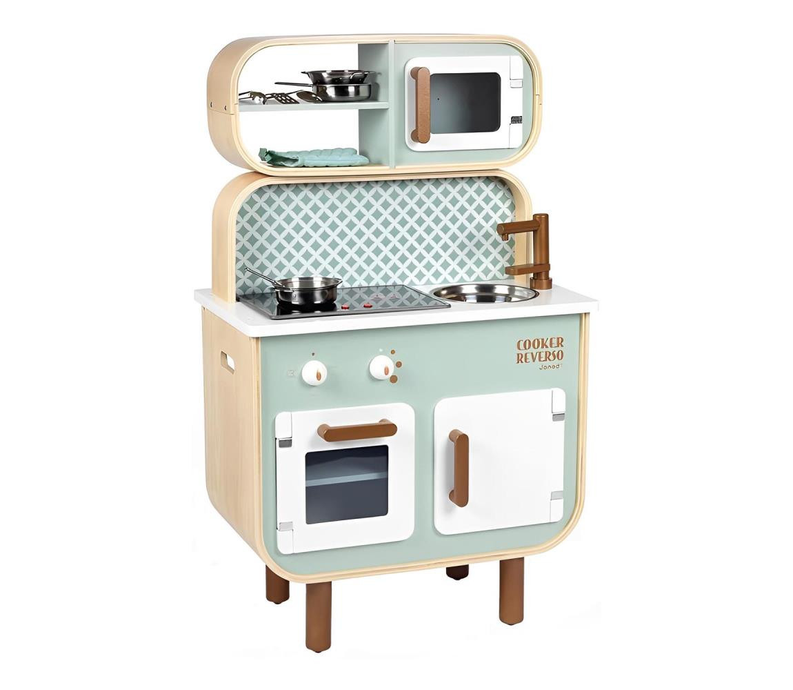 Janod Janod - Dřevěná kuchyňka 2v1 REVERSO