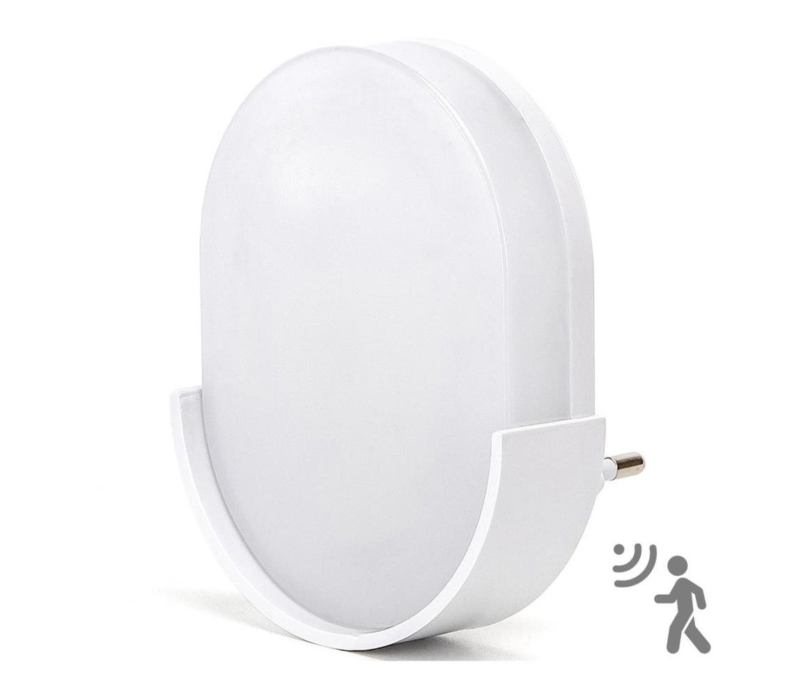 B.V.  - LED Noční světlo se senzorem LED/1W/230V oválný