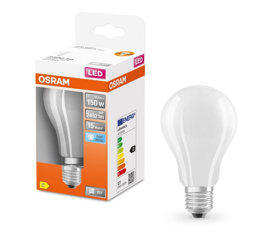 Osram LED Žárovka E27/17W/230V 4000K - Osram
