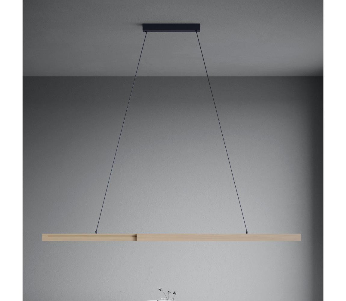 Eglo Eglo 390369 - LED Stmívatelný lustr na lanku MONTEBUONO LED/21W/230V 3000K hnědá