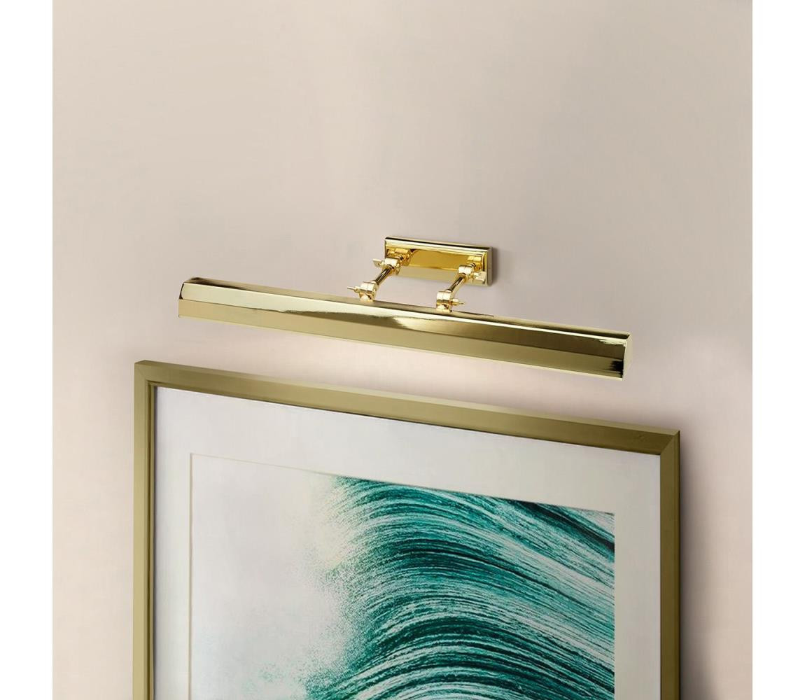 Elstead Elstead CHAWTON-PLL-PB - Obrazové svítidlo CHAWTON 4xE14/40W/230V zlatá