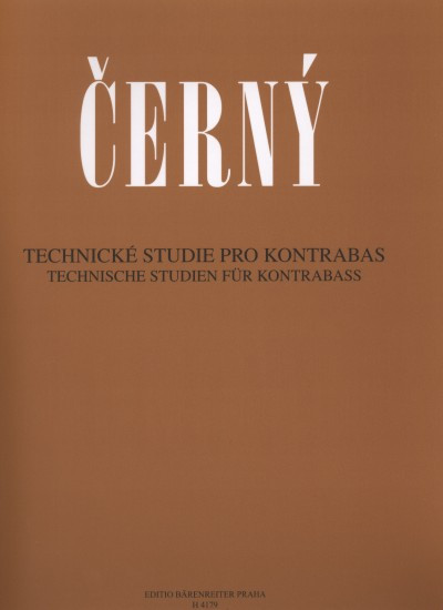Technické studie pro kontrabas | ČERNÝ, František
