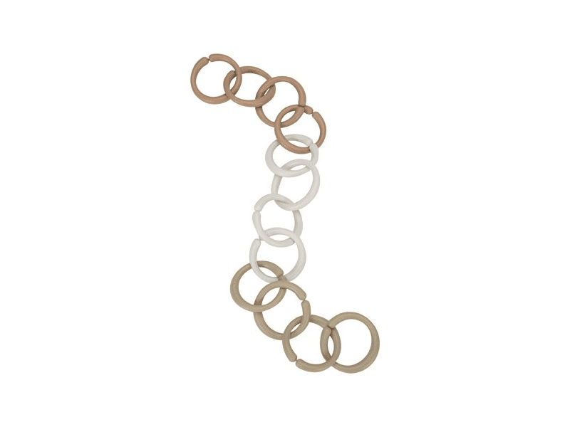 Little Dutch Spojovací kroužky řetěz Beige