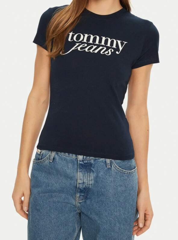 Tommy Jeans modré tričko, M