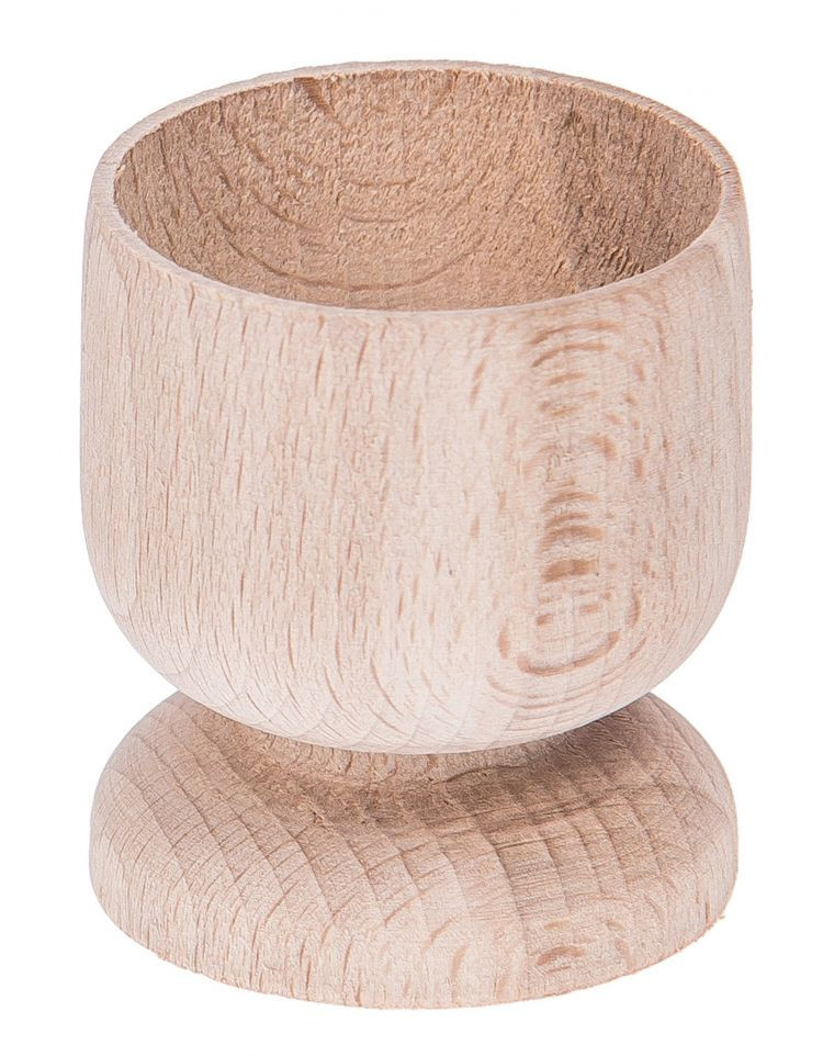 FK Dřevěný kalíšek na vajíčko - 5x4 cm