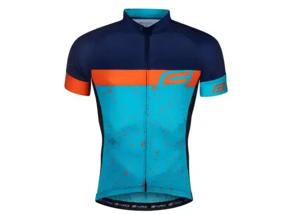 Force Spray pánský dres krátký rukáv modrá/oranžová vel. S