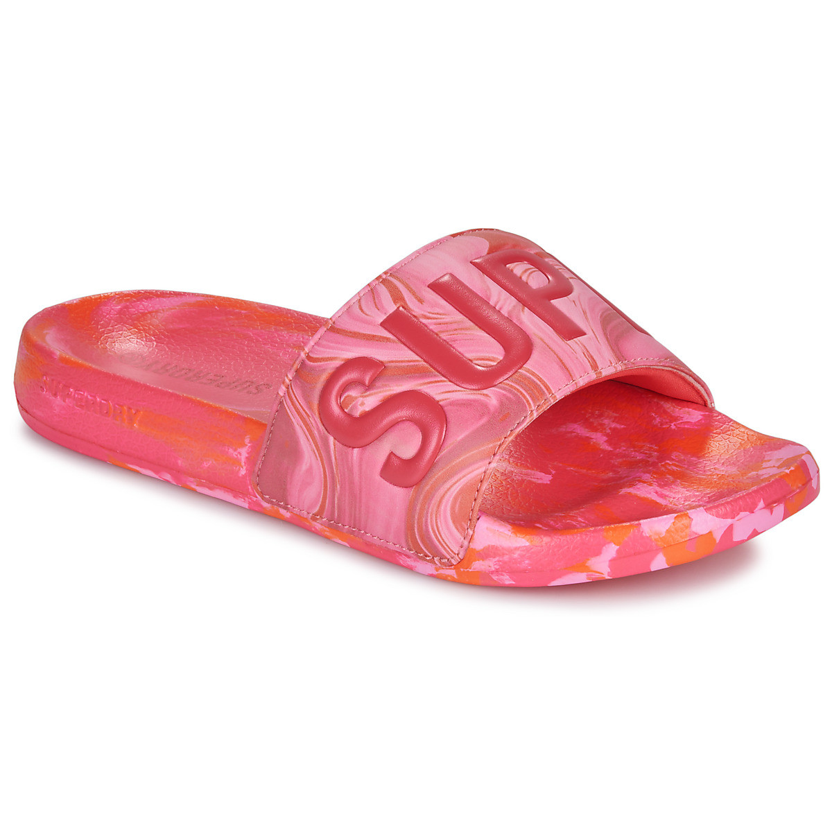 Superdry  SANDALE PISCINE MARBRE  Růžová