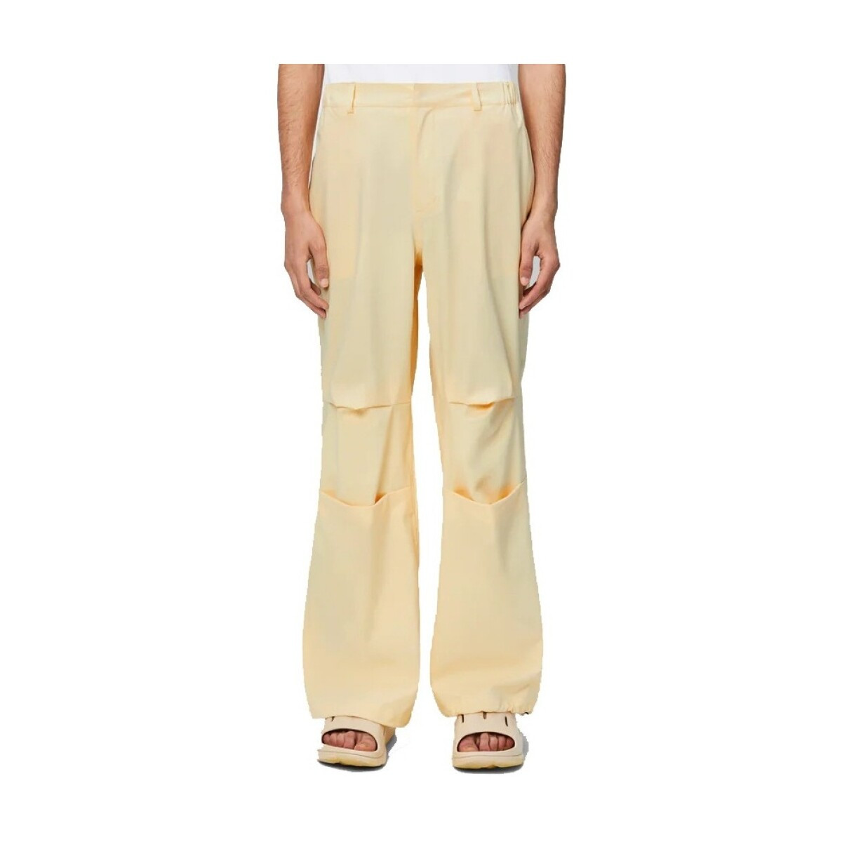 Rains  SUVA HARDSHELL PANTS WIDE W3  Béžová