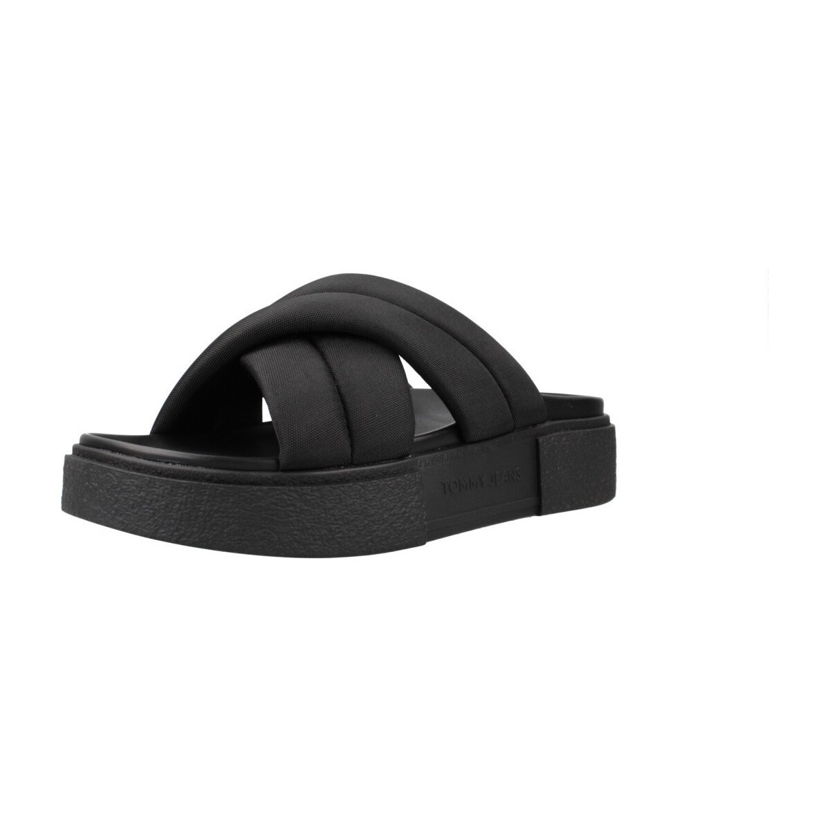 Tommy Jeans  FLATFORM SANDAL  Černá