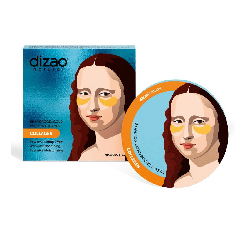 Hydrogelové náplasti na oči zlaté s kolagenem - 60ks/90g - Dizao