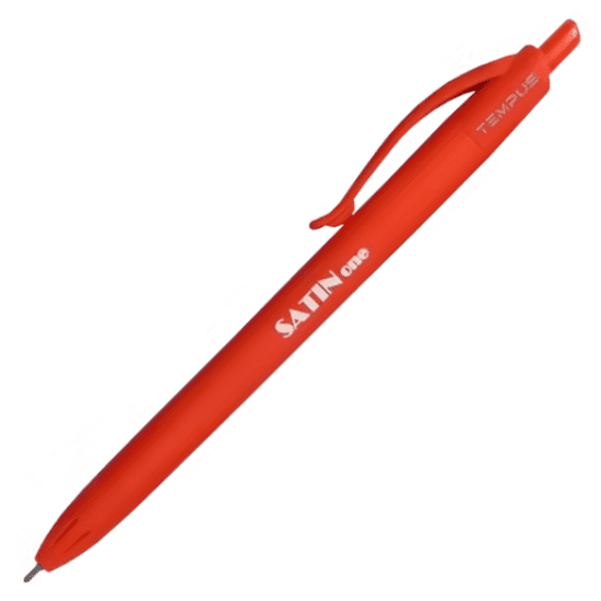 TEMPUS Kuličkové pero SATIN one - červená