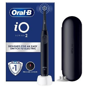 ORAL-B iO Series 2 Black, zubní kartáček + cestovní pouzdro