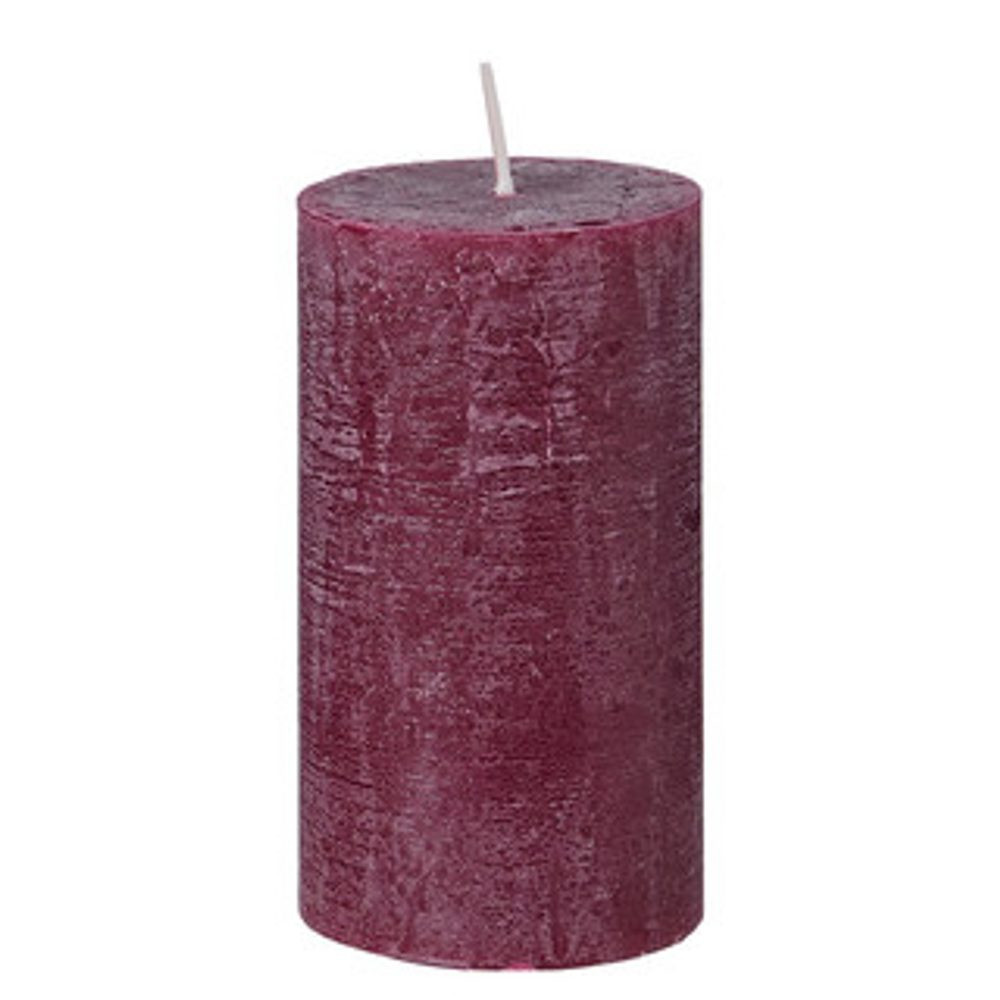 RUSTIC Svíčka 13 cm - vínová