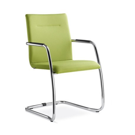 LD seating Konferenční židle STREAM 282-Z Barva kostry chromová kostra GALERIE - Čalounění LD seating LÁTKY 1 / DINO, ERA, ONE 2021