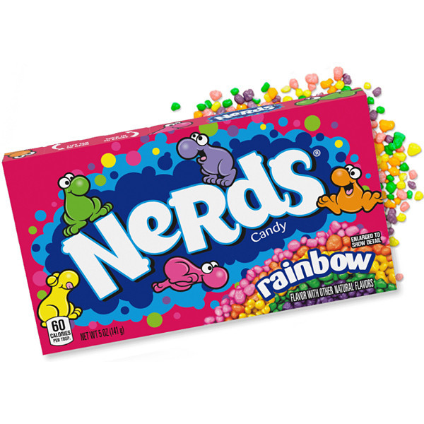 Nerds Fruits - Cukrové barevné dražé 141,7g