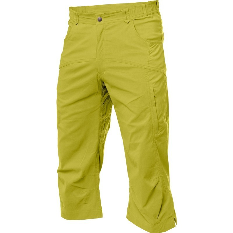 Warmpeace Pánské lehké tříčtvrteční kalhoty Warmpeace Boulder Oasis green