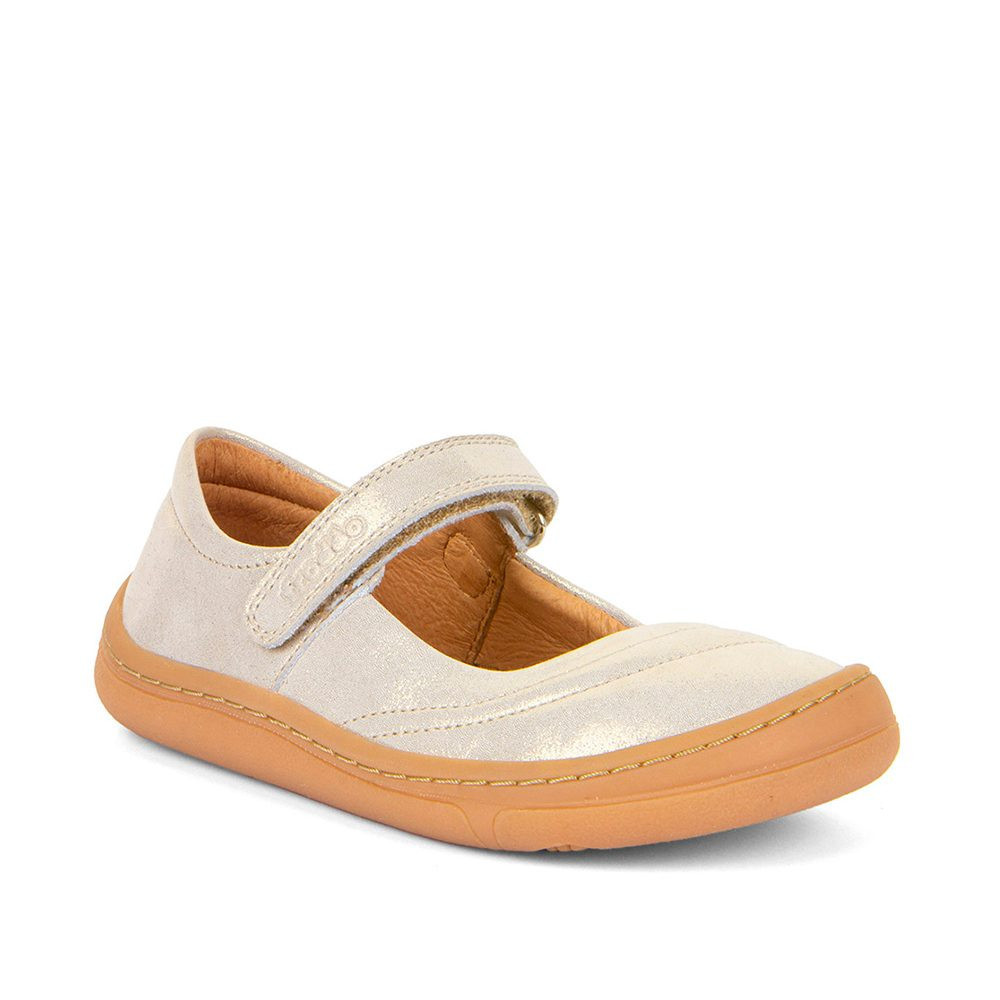 Dívčí barefoot baleríny MARY J Gold Shine Froddo G3140184-5 zlatá - 24