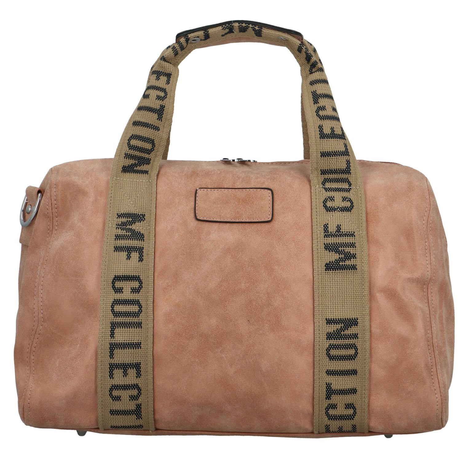 Stylová cestovní dámská koženková taška Morfeus, růžová