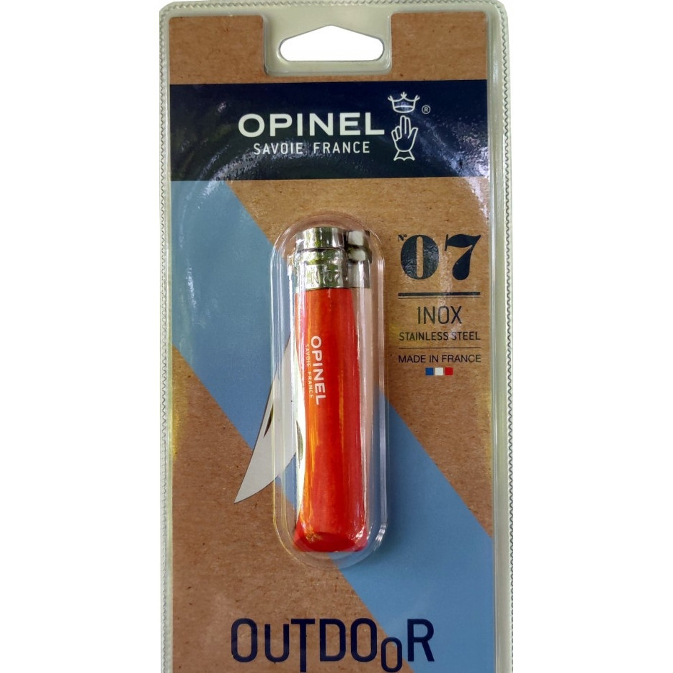 Zavírací nůž Opinel VRI N°07 Barva: oranžová