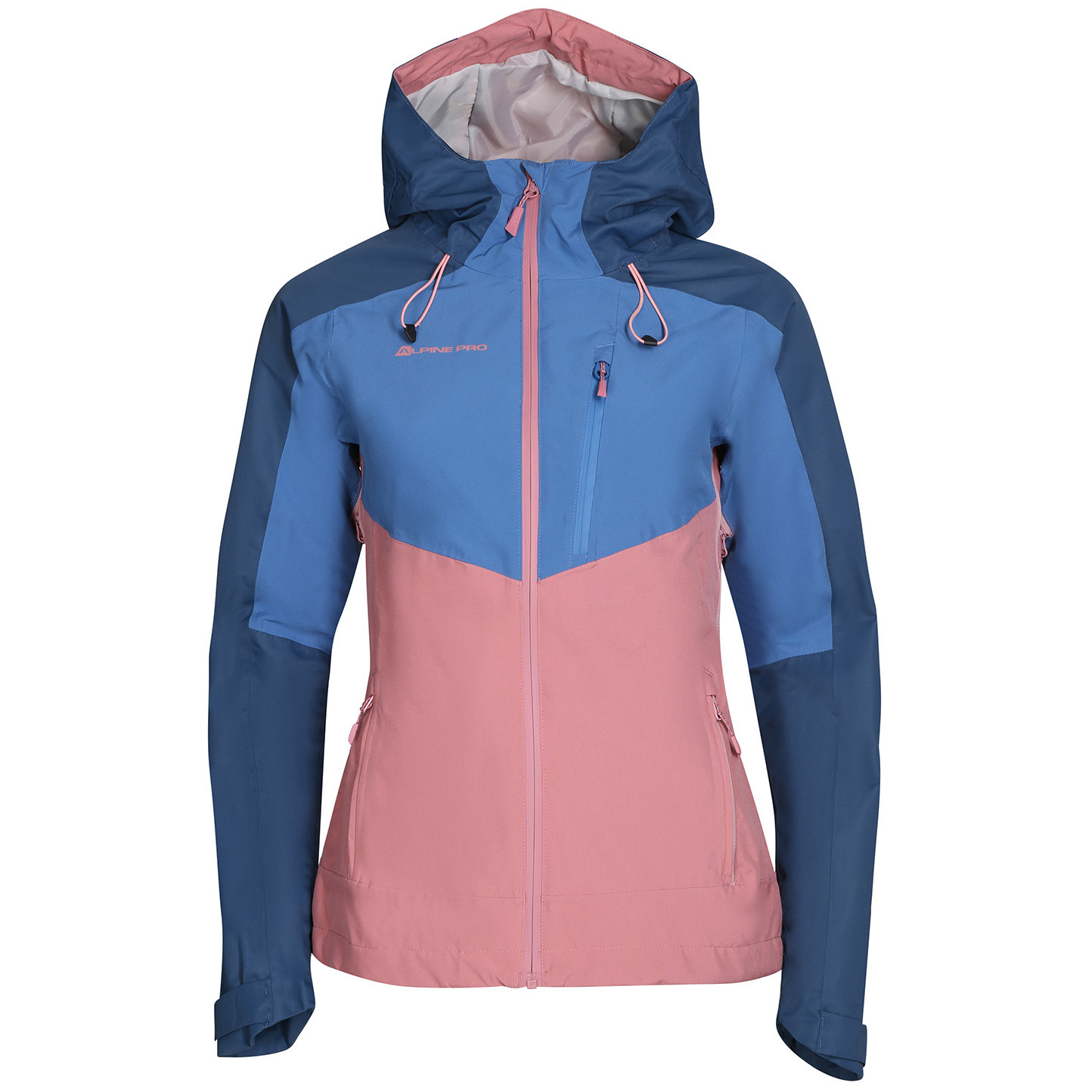 Dámská bunda Alpine Pro Bereda Velikost: S / Barva: modrá/růžová