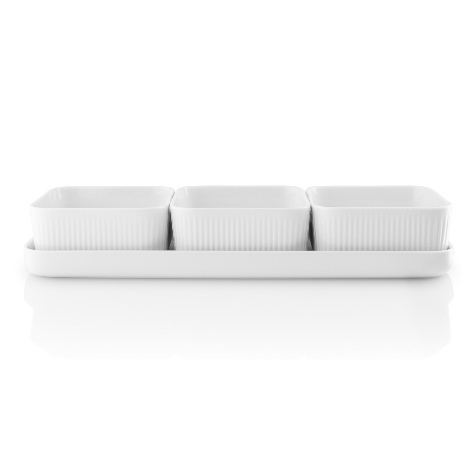 Sada na tapas LEGIO NOVA 37 cm, bílá, porcelán, Eva Solo