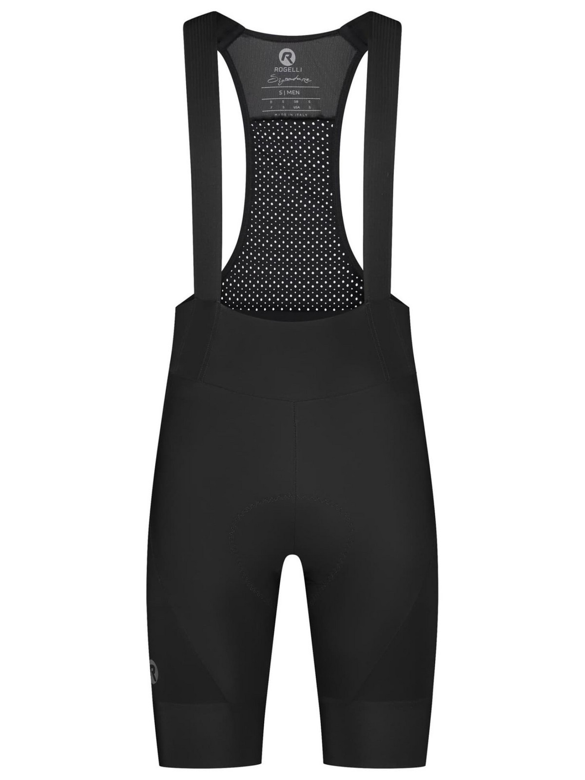 Exclusivní cyklokraťasy Rogelli SIGNATURE s gelovou cyklovýstelkou, černé 2XL