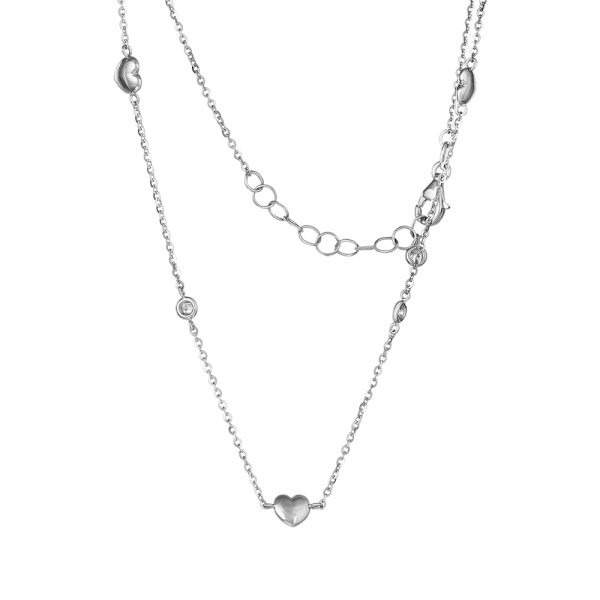 Náhrdelník se syntetickými kameny 376-115-2027 45-3.75g