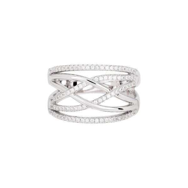 Prsten se syntetickými kameny 126-386-5336 52