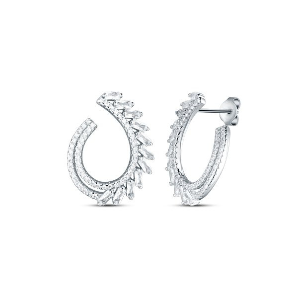 Náušnice se syntetickými kameny 136-927-382300-0000