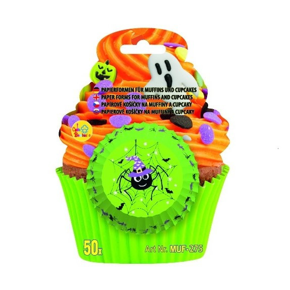 Cukrářské košíčky Halloween Pavouk